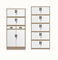 4 Salıncak Cam Kapı Ofis Çelik Dosya Dolapları, Uzatılabilir Ofis Dosya Dolabı